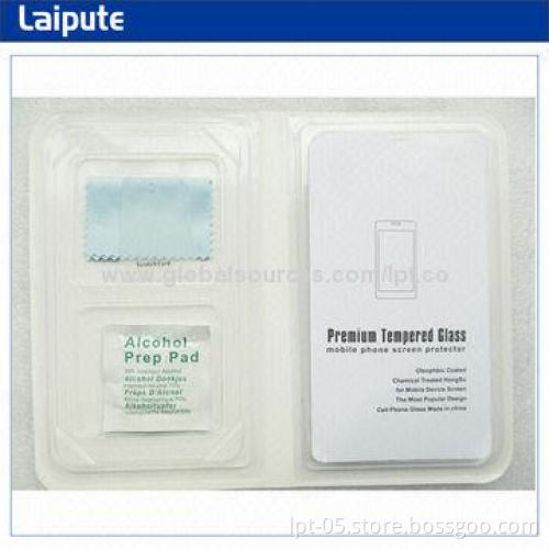 Hot 9H Tempered-glass Film for iPhone 5C/4S/4 with 0.26mm Thickness